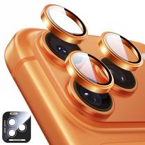 Protetor de Lente da Câmera MAGIC JOHN para iPhone 17 Pro Max, Laranja