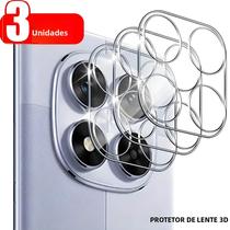 Protetor De Lente De Câmera 3D Transparente Para Xiaomi Redmi Note 14 13 pro Plus, 3 Peças, Capa De Protetor De Lente De Câmera 3D Transparente Para Xiaomi Redmi Note 14 13 pro Plus, 3 Peças, Capa De