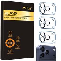 Protetor de Lente de Câmera Ailun para iPhone 17 Pro, Vidro 9H, Kit com 3 Protetor de Lente de Câmera Ailun para iPhone 17 Pro, Vidro 9H, Kit com 3
