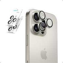 Protetor de lente de câmera Anker ShieldX Glass para iPhone 15 Pro/15 Pro Max, pacote com 2