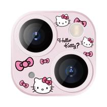 Protetor De Lente De Câmera De Vidro HD Cute Hello Kitty Kuromi Para iPhone 16 15 14 13 12 11 pro