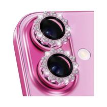 Protetor De Lente De Câmera Em Vidro Metálico 3D Diamond Para iPhone 16 pro Max 15 pro 16 plus