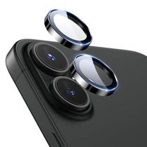 Protetor de lente de câmera ESR para iPhone 16/16 Plus preto, pacote com 2