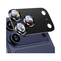 Protetor De Lente De Câmera Para iPhone 17 pro Max Em Metal Com Vidro Temperado, Compatível Com
