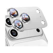 Protetor De Lente De Câmera Para iPhone 17 pro Max Em Metal Com Vidro Temperado, Compatível Com