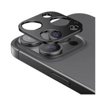 Protetor De Lente De Câmera Traseira Em Alumínio Para iPhone 15 pro Max Plus, Capa De Metal Com Anel