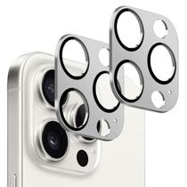 Protetor de Lente de Câmera ZERODAMAGE SAHARA para iPhone 15 Pro 2 Unidades