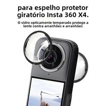 Protetor De Lente Insta360 X4 PC Rotativo Resistente a Arranhões Filme De Câmera De Movimento