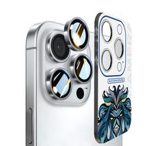 Protetor de Lente LITO iPhone 16 Pro/Max Vidro Branco 9H Protetor de Lente LITO iPhone 16 Pro/Max Vidro Branco 9H