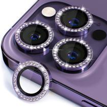 Protetor de Lentes para Câmeras Compatível com iPhone 15 Normal 15 Plus 15 Pro e 15 Pro Max