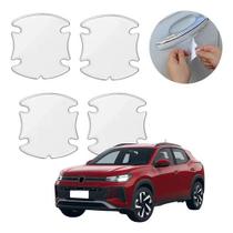 Protetor De Maçaneta Contra Unhadas E Riscos Adesivo De Silicone Ppf Transparente Fácil Aplicação