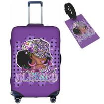 Protetor de mala Tuizumy Afro-American Girl 29-32 polegadas