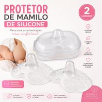 Protetor de Mamilo Amamentação Com Estojo Pimpolho Enxoval Protetor de Mamilo Amamentação Com Estojo Pimpolho Enxoval