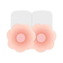 Protetor De Mamilo De Silicone Reutilizável Para Mulheres, Adesivo De Sutiã Invisível, Pétala De