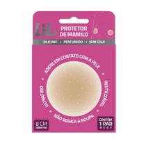 Protetor de Mamilo LIB Silicone Perfurado Sem Cola 1 Par Protetor de Mamilo LIB Silicone Perfurado Sem Cola 1 Par