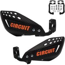 Protetor De Mão Circuit Vector Carbon Moto Universal Par