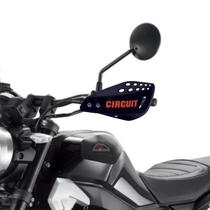 Protetor De Mão Circuit - Vector - Haste De Nylon - Carbono Com Vermelho - Modelo Universal