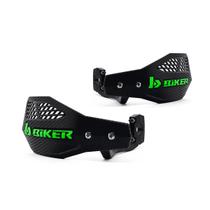 Protetor de Mão Universal CARBON A1R Preto e Verde Biker