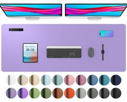 Protetor de mesa Aothia Leather Impermeável 43x122cm Lavanda