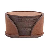 Protetor De Mesa Redondo De Feltro Resistente Ao Calor, Almofada Para Copos, Colocador De Canecas De