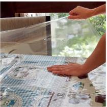 Protetor de Mesa Toalha Impermeável Transparente 1,35 x 220m R816 Protetor de Mesa Toalha Impermeável Transparente 1,35 x 220m R816