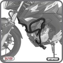 Protetor de motor c/ pedaleira twister250 16+ scam sptop492