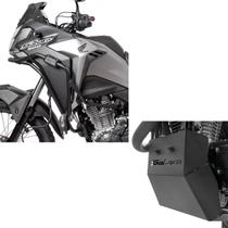Protetor de Motor Carenagem e Carter Honda Sahara 300 Braz