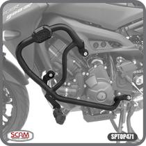 Protetor De Motor E Carenagem Com Pedaleira Yamaha Tracer 900 GT 2020+ Sptop471 Scam - Scam Moto Parts