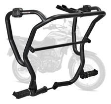 Protetor de Motor e Carenagem Coyote Preto Com Pedais - XRE 190 - Honda