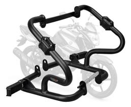 Protetor de Motor e Carenagem Coyote Preto com Pedais - YBR 125 Factor Ano 2009 em Diante - Yamaha Protetor de Motor e Carenagem Coyote Preto com Pedais - YBR 125 Factor Ano 2009 em Diante - Yamaha