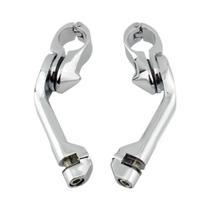 Protetor De Motor Longo E Angulado De 1,25 Polegadas Para Harley Electra Glide, Road King, Street