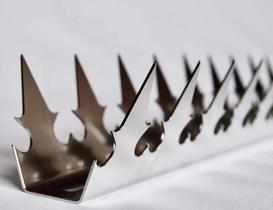 Protetor de muro mod. "U" em aço inoxidável