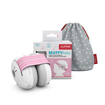 Protetor de Ouvido Alpine Muffy Baby para Bebês (0-36 Meses) - Rosa