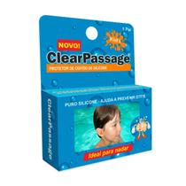 Protetor de Ouvido de Silicone Kids ClearPassage 1 par Protetor de Ouvido de Silicone Kids ClearPassage 1 par