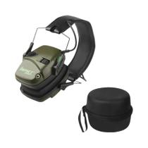 Protetor de Ouvido Eletrônico Tático - Redução de Ruído para Esportes ao Ar Livre