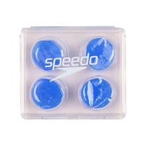 Protetor de ouvido para natação Speedo - Moldável em silicone - Rosa-Azul-Transparente