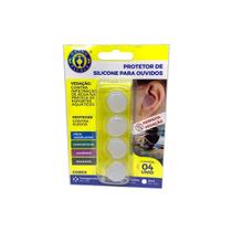 Protetor de ouvido silicone incolor - 01 und Protetor de ouvido silicone incolor - 01 und