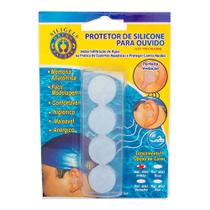 Protetor de Ouvido Siligel Silicone com 4 Unidades Protetor de Ouvido Siligel Silicone com 4 Unidades