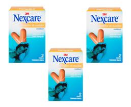 Protetor De Ouvidos Nexcare 3M Moldável Com 6 Pares