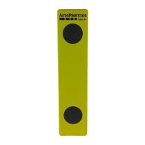 Protetor De Parachoque Com Fita Adesivo - Garagem/Estacionamento - Amarelo - Com 2 Peças