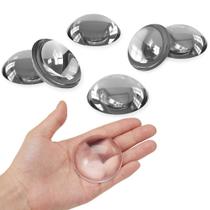 Protetor de parede Neptten Door Stopper, pacote com 6 unidades, silicone transparente Protetor de parede Neptten Door Stopper, pacote com 6 unidades, silicone transparente