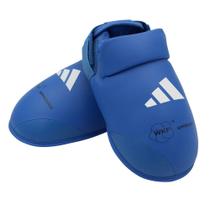 Protetor de Pé para Caneleira adidas Karate WKF Azul Protetor de Pé para Caneleira adidas Karate WKF Azul