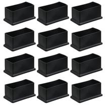 Protetor de pés para móveis Geesatis 5 x 2,5 cm em borracha, 12 peças Protetor de pés para móveis Geesatis 5 x 2,5 cm em borracha, 12 peças