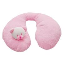Protetor de Pescoço Urso Rosa Bebê - Zip