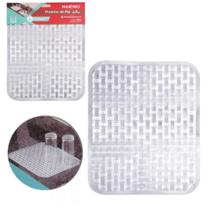 Protetor de Pia Cuba Escorredor de Louça 32 x 25,8cm Transparente Protetor de Pia Cuba Escorredor de Louça 32 x 25,8cm Transparente