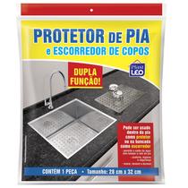 Protetor De Pia E Escorredor De Copos-PLAST LEO