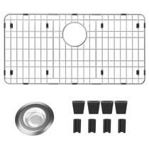 Protetor de pia SUZLON 73x36 cm Dreno traseiro de aço inoxidável