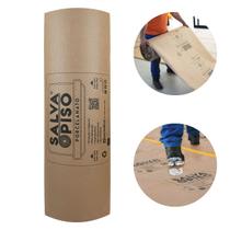 Protetor de Piso papelão com plastico bolha Salva piso 1,00x25m Salvabras ideal para obras