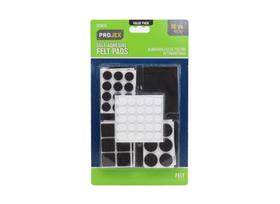 Protetor de piso para móveis Projex PAD Felt, pacote com 99 unidades, autoadesivo
