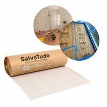 Protetor de Piso Salva Tudo 1,20cmx12m Impermeável Antiderrapante Reutilizável Para Obras Reformas e Pinturas